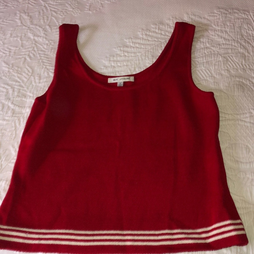 St. John knit tank top